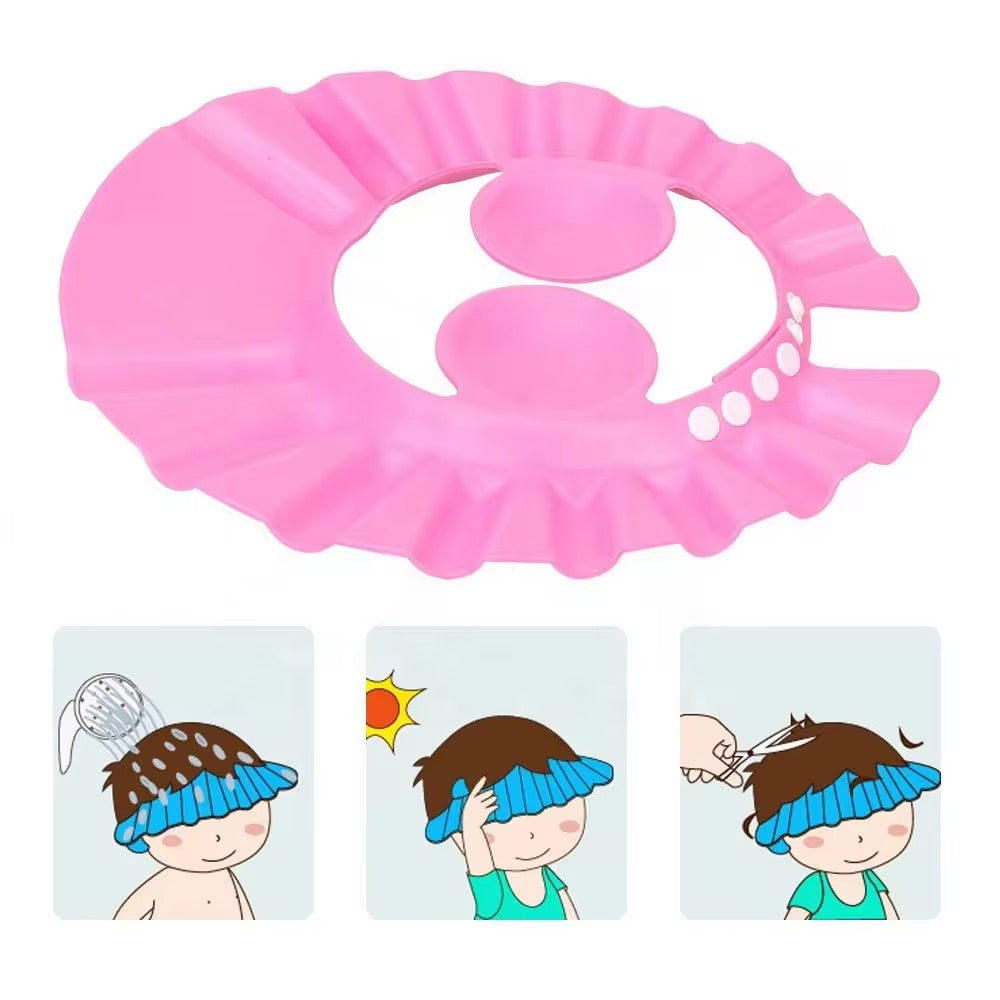 Rainbow Splash Baby Shower Cap