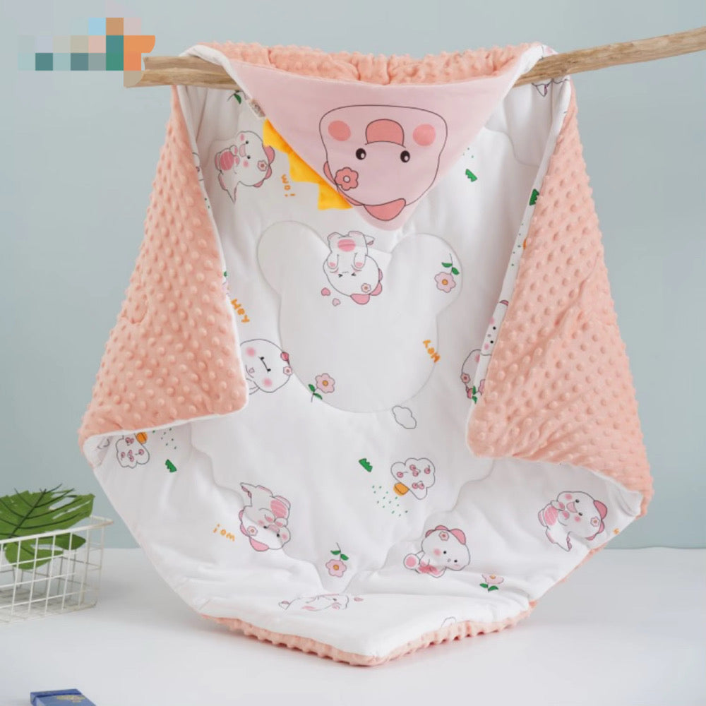 Hooded Baby Recieving Blanket