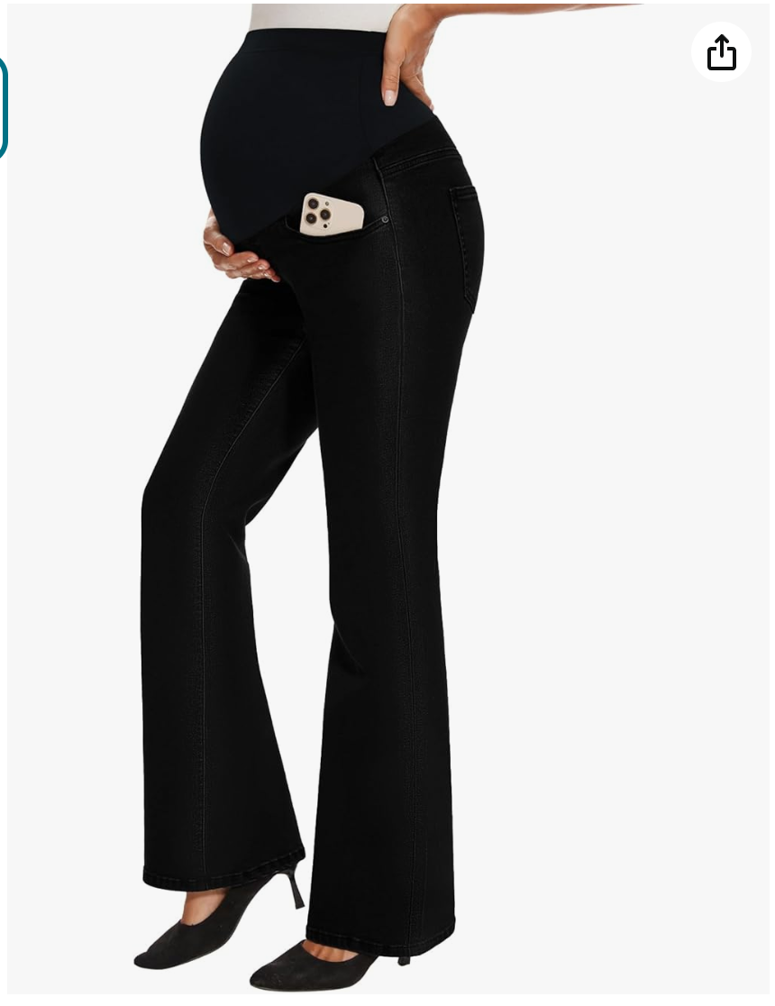 Flare-Fit Maternity Jeans – Gentle Sculpt Support