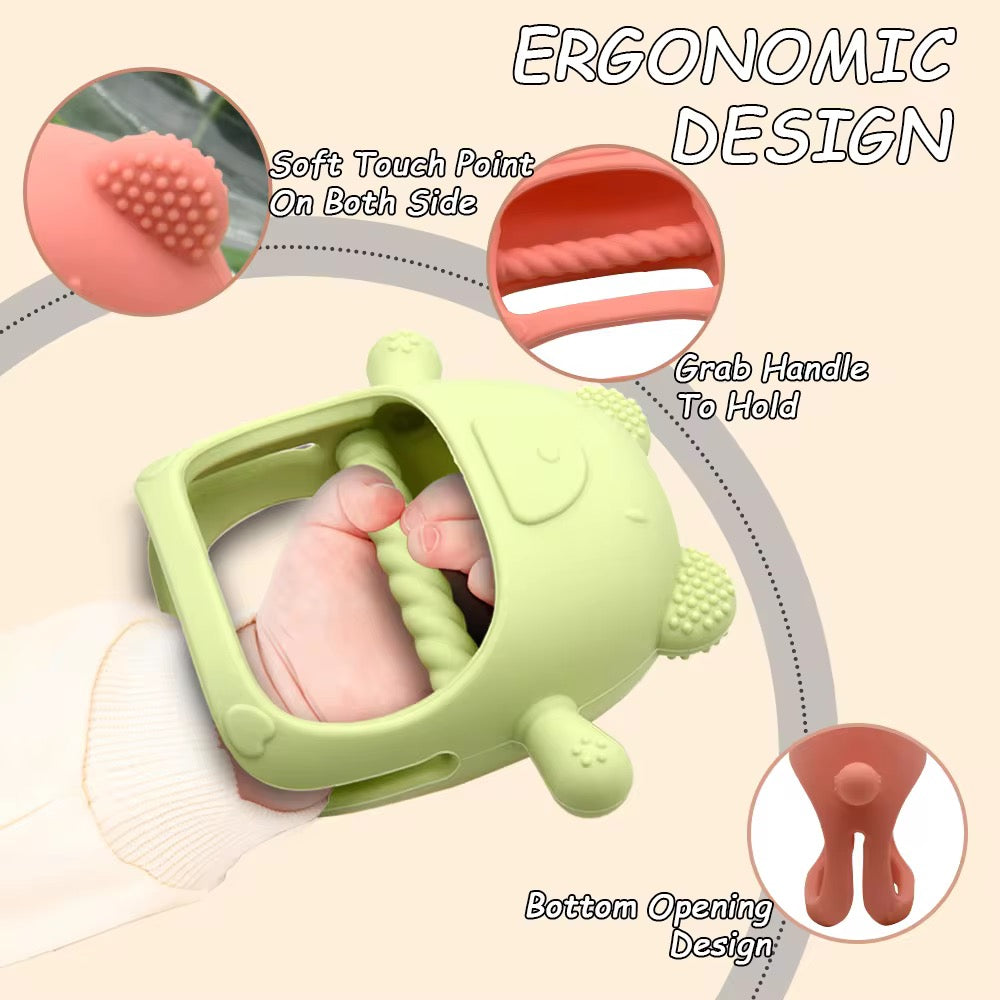 Bear Hug Silicone Teether