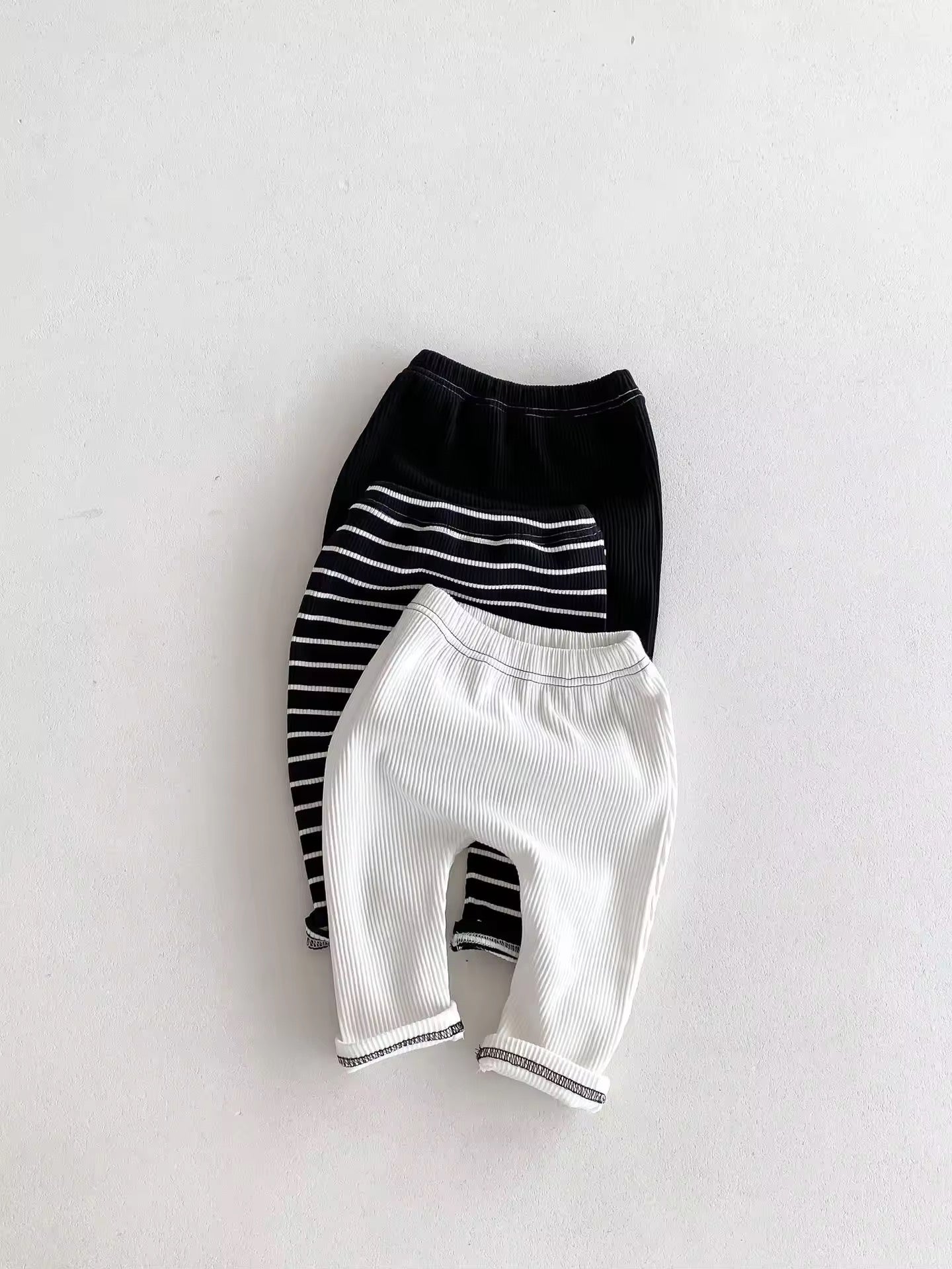 Ribbed Cotton Baby Leggings