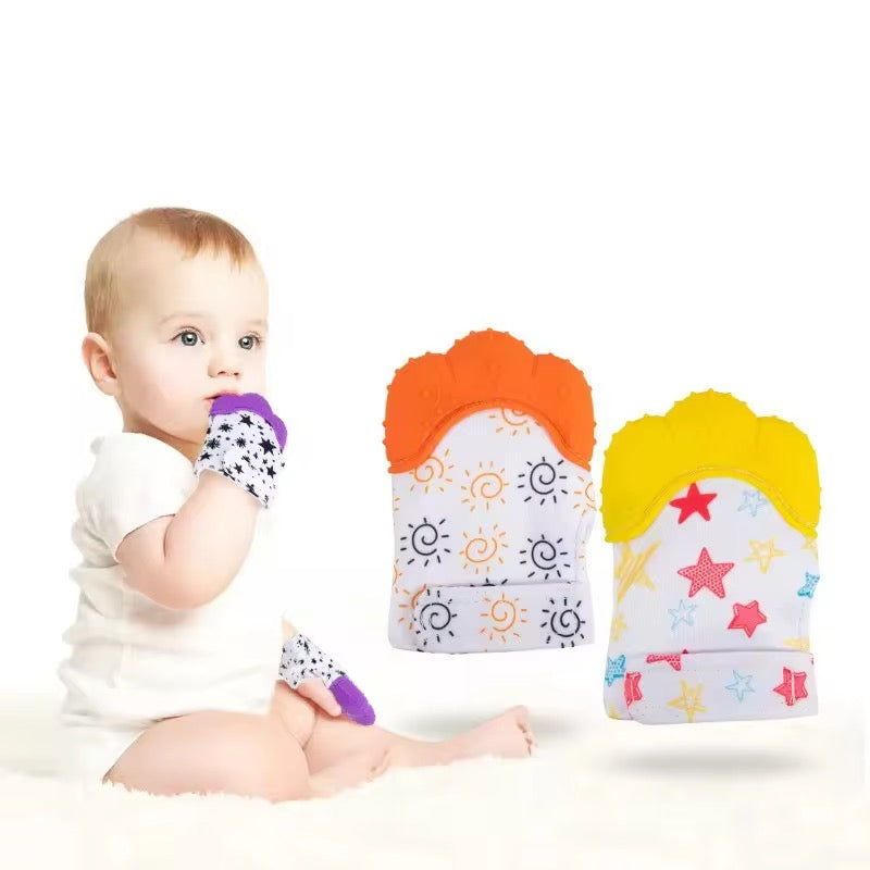 Crinkle Teething Mitten