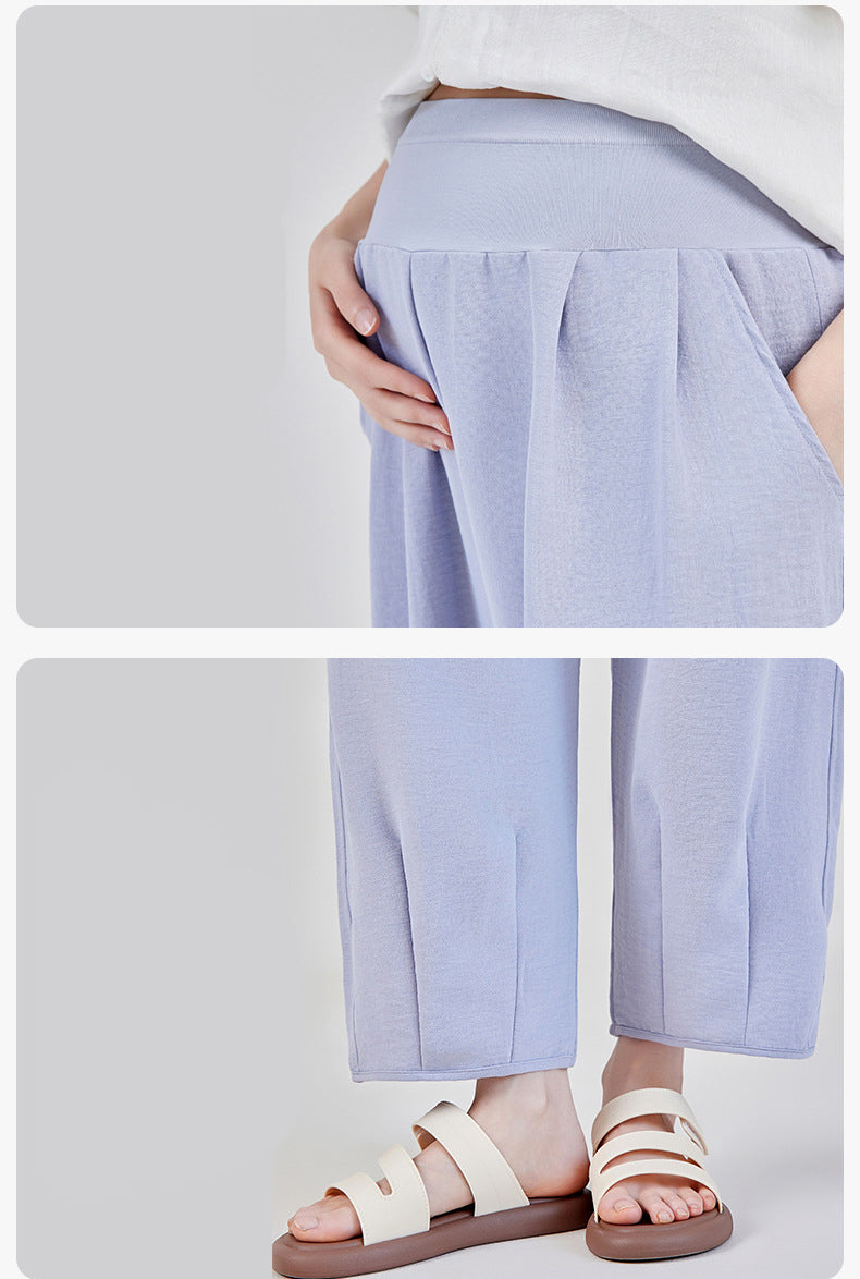 Cloudlight Ribbed Waist Maternity Pants