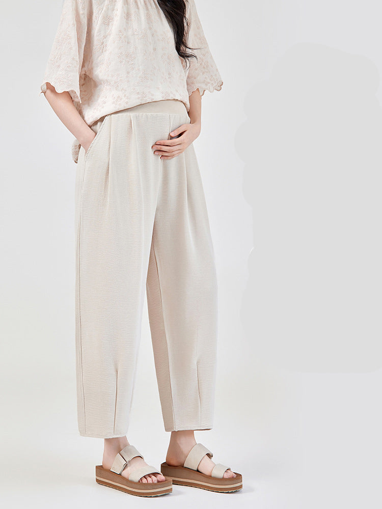 Cloudlight Ribbed Waist Maternity Pants