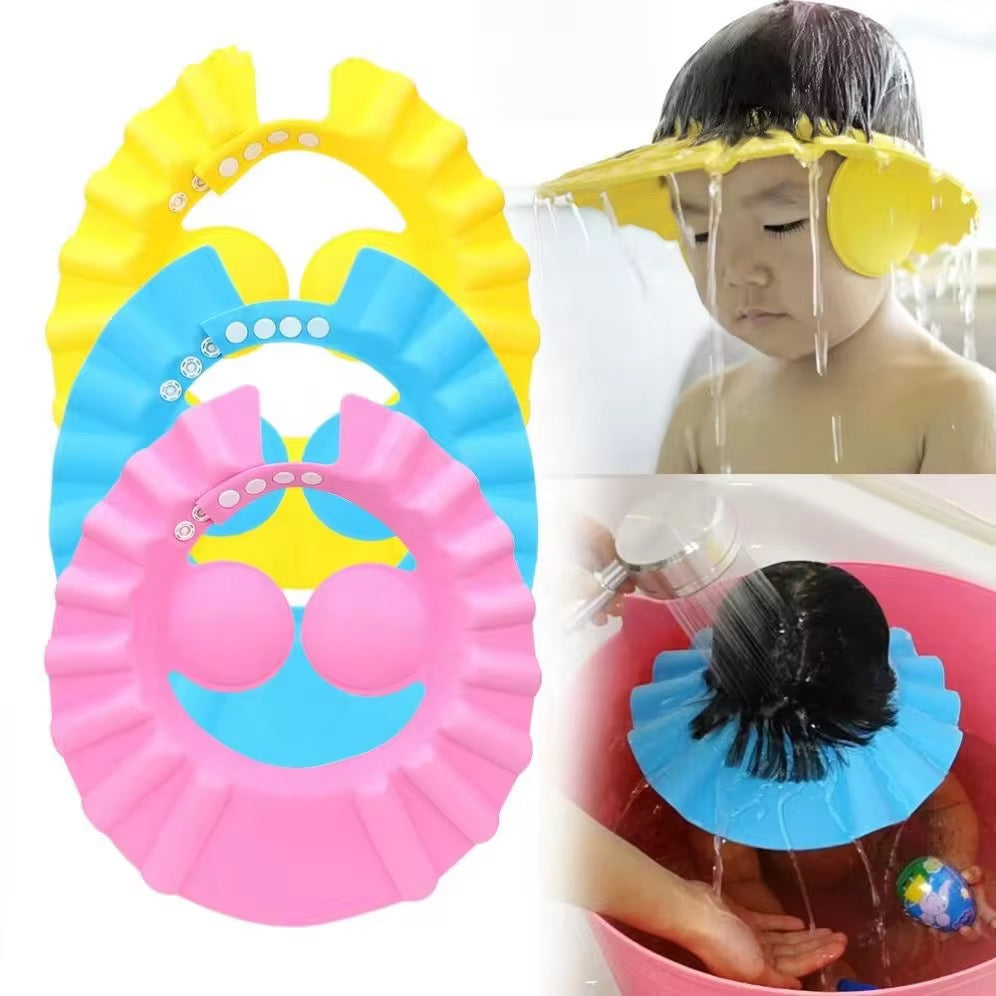 Rainbow Splash Baby Shower Cap