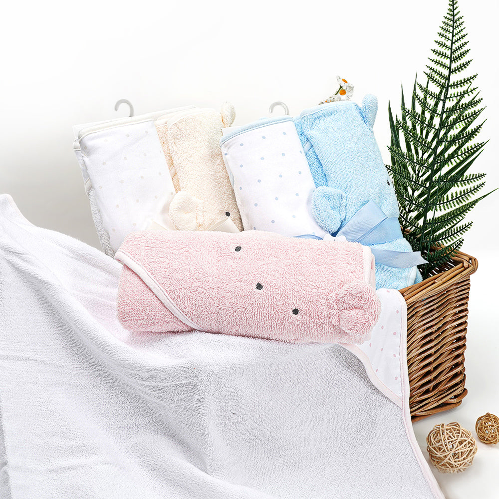 Sunnozy 2-Piece Baby Bath Towel Set