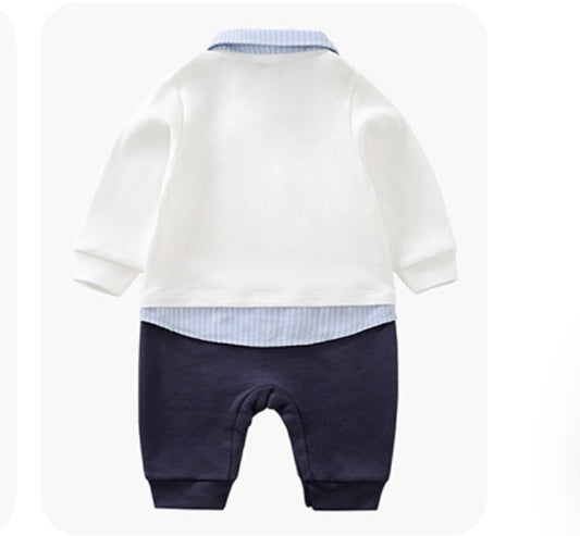 Little Sailor Polo Romper