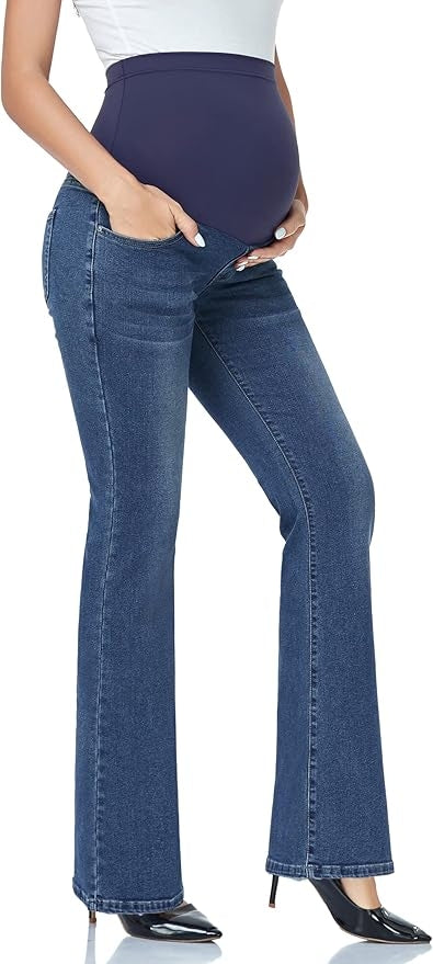 Flare-Fit Maternity Jeans – Gentle Sculpt Support