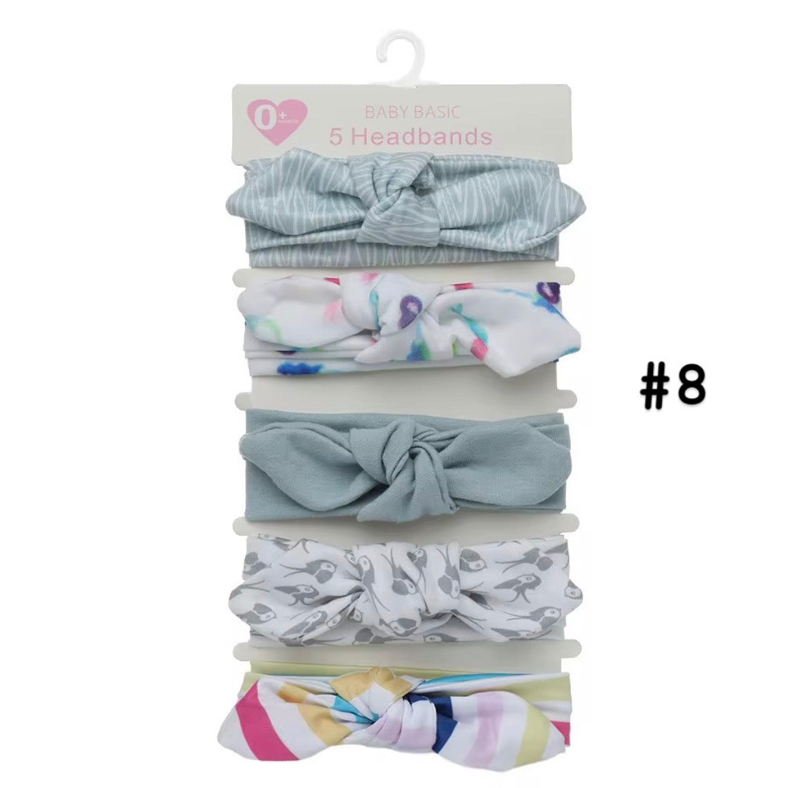 5 piece Set Headband