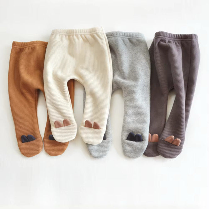 Animal Paw Footed Baby Leggings
