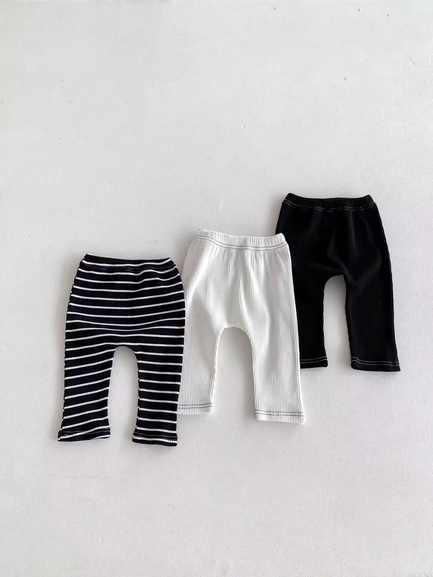 Ribbed Cotton Baby Leggings