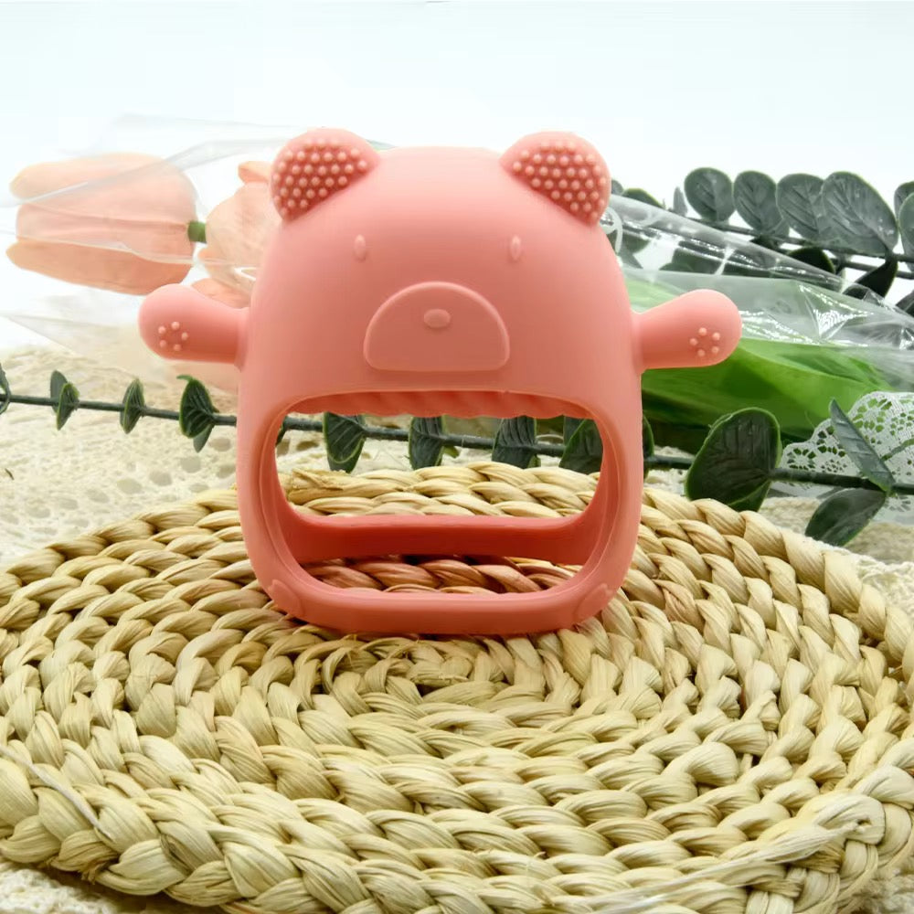 Bear Hug Silicone Teether