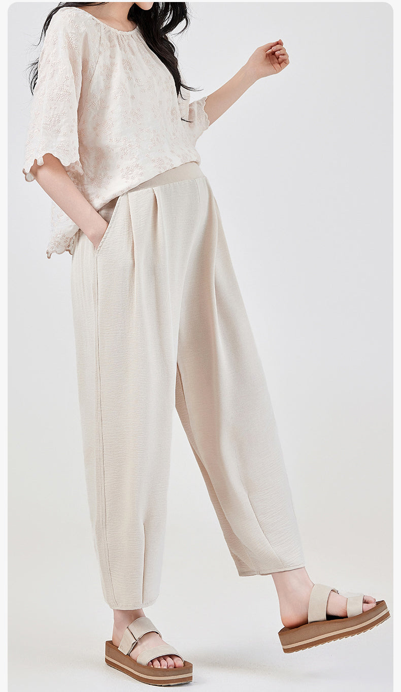 Cloudlight Ribbed Waist Maternity Pants