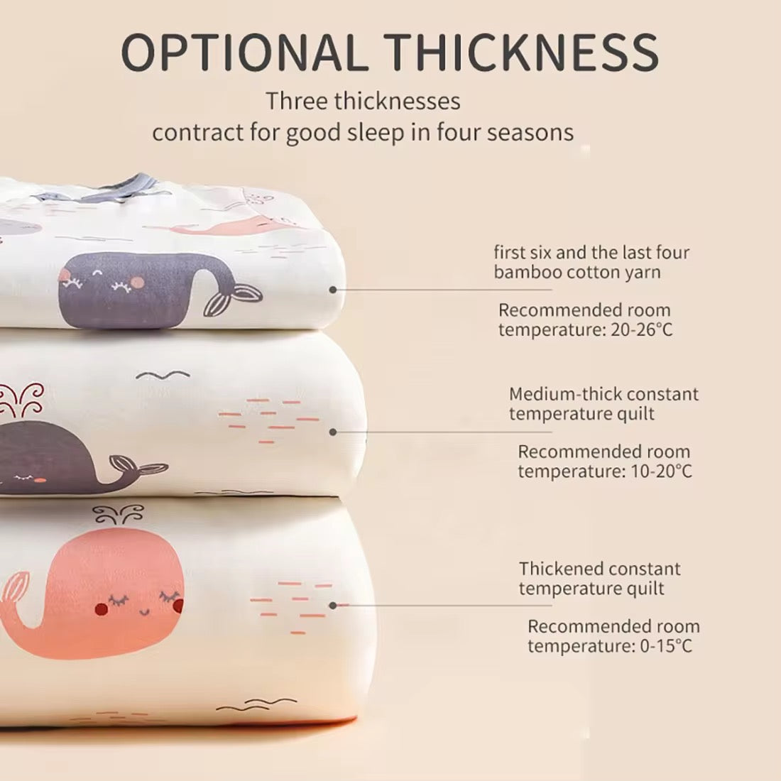 Temperature control Sleeping sack