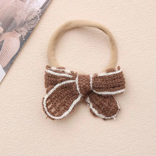 Knitted Bow headband