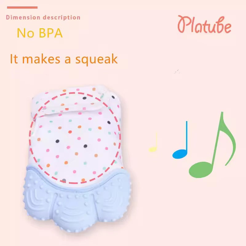 Crinkle Teething Mitten