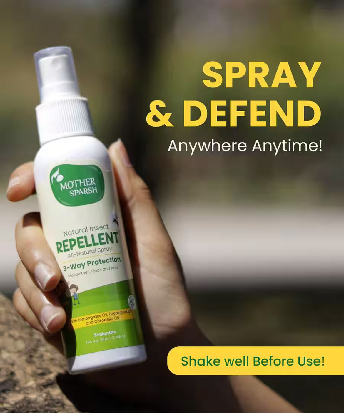 MOTHER SPARSHNatural Insect Repellent Spray 100ml