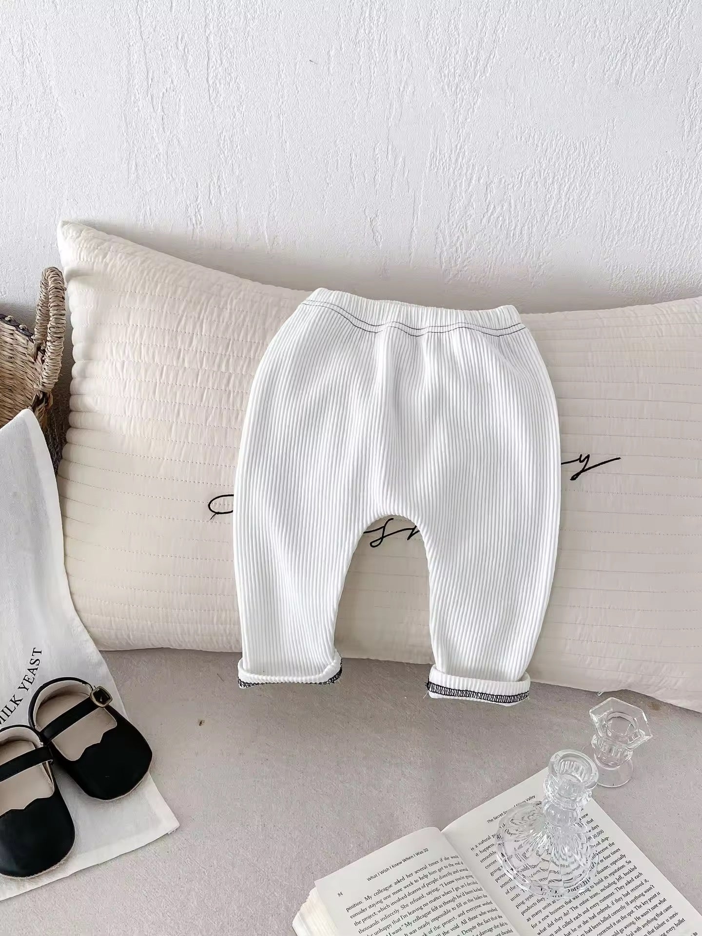 Ribbed Cotton Baby Leggings