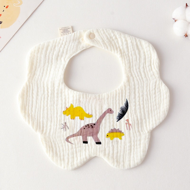 Cotton Muslin Bibs – Animal & Nature Collection