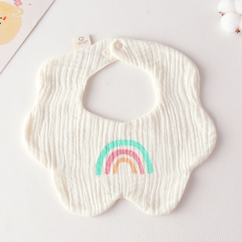 Cotton Muslin Bibs – Animal & Nature Collection