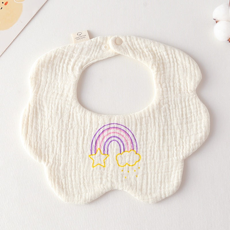 Cotton Muslin Bibs – Animal & Nature Collection