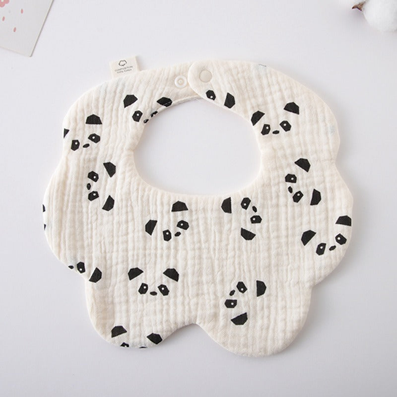 Cotton Muslin Bibs – Animal & Nature Collection