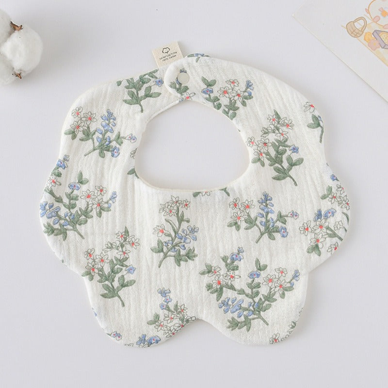 Cotton Muslin Bibs – Animal & Nature Collection