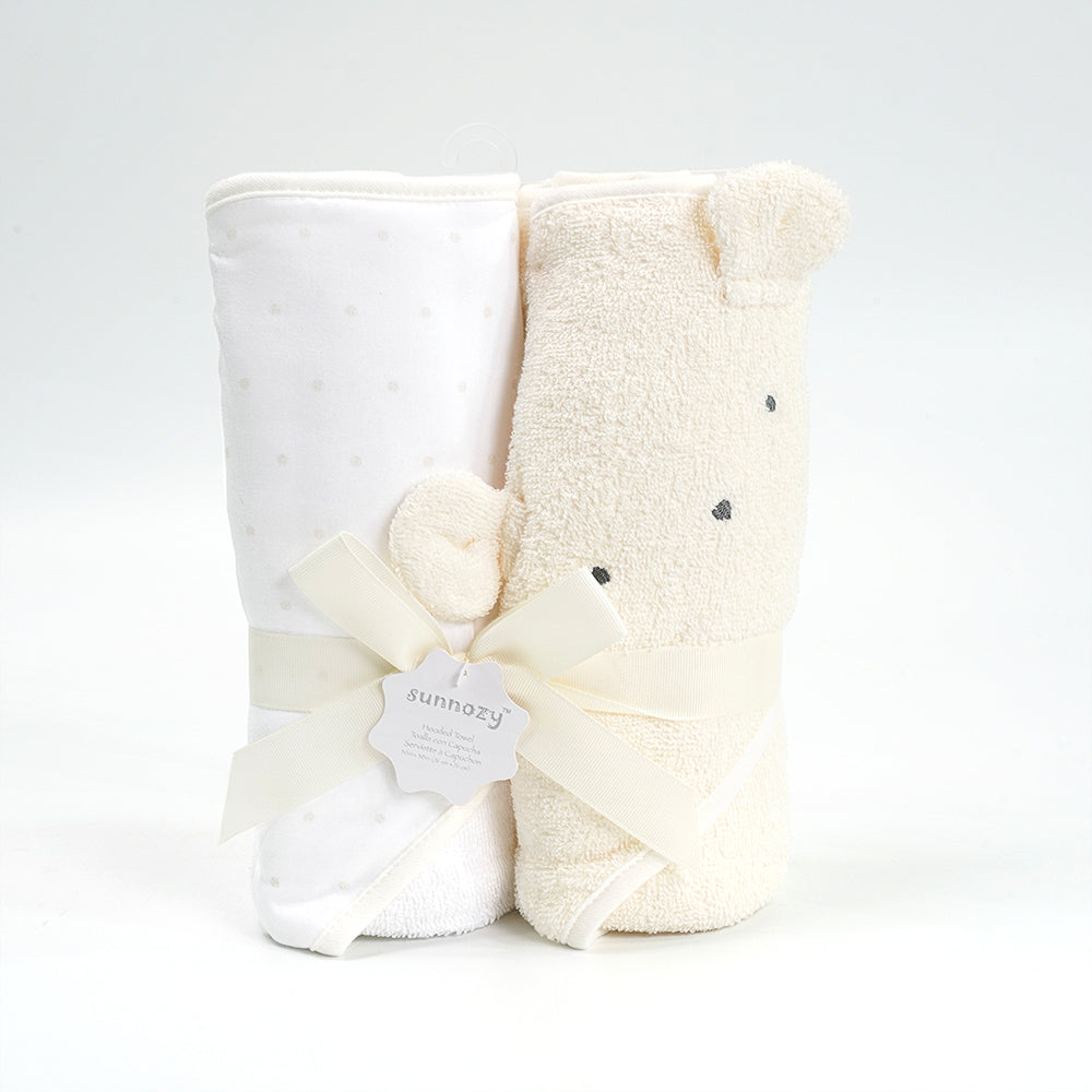 Sunnozy 2-Piece Baby Bath Towel Set