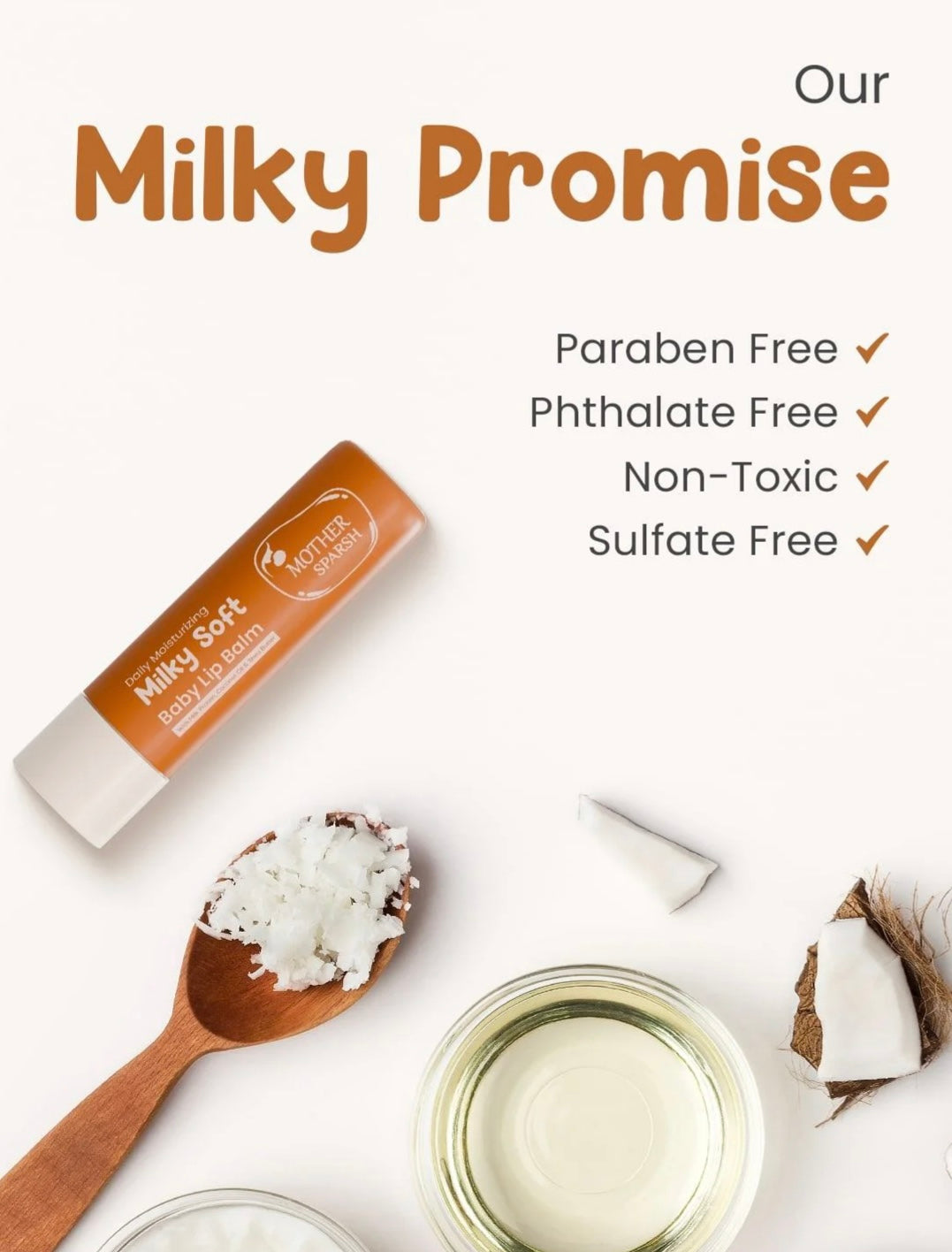 MOTHER SPARSH Milky Soft Baby Lip Balm