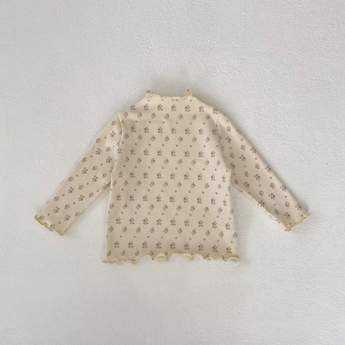 Half Neck Floral Top