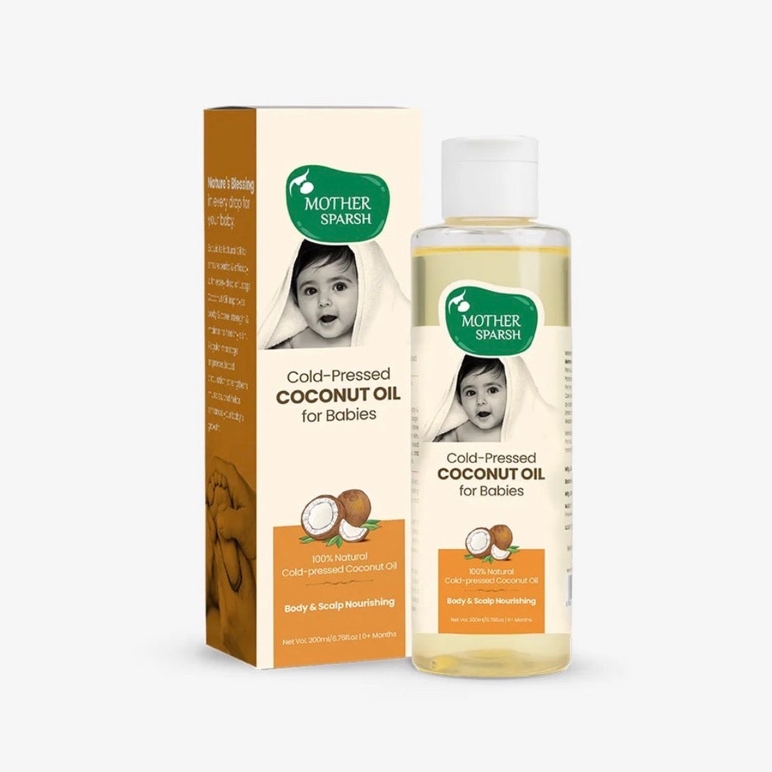 MOTHER SPARSH Cold Press Coconut Oil 200 ml