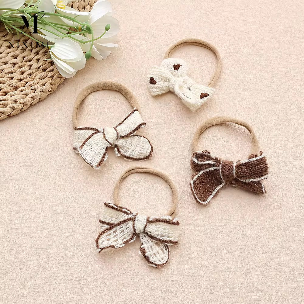 Knitted Bow headband