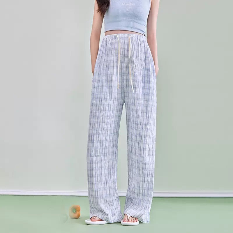 Mama Breeze Plaid Pants
