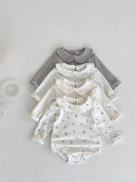 Classic Peter Pan Collar Bodysuit