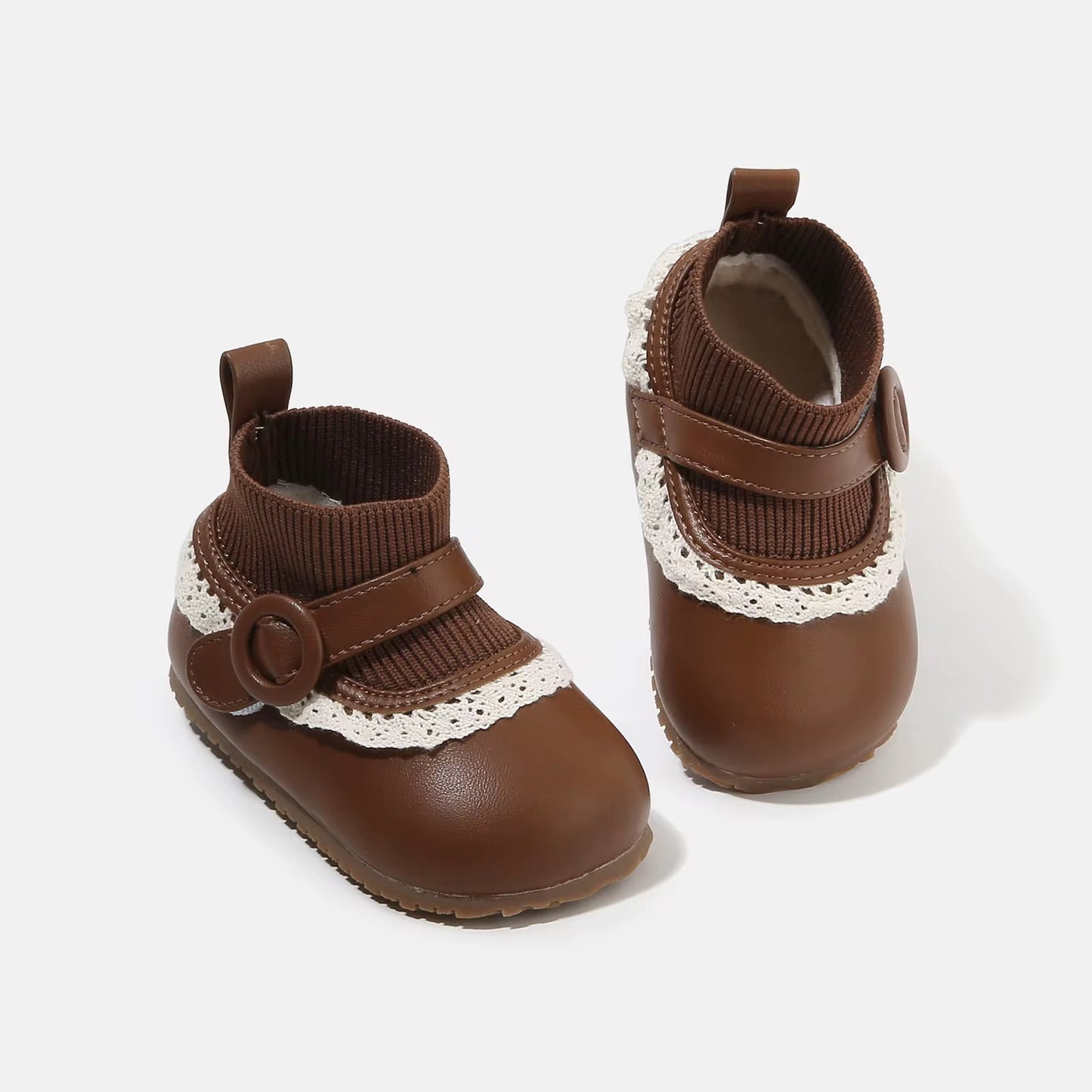 Fleece lined baby shoes