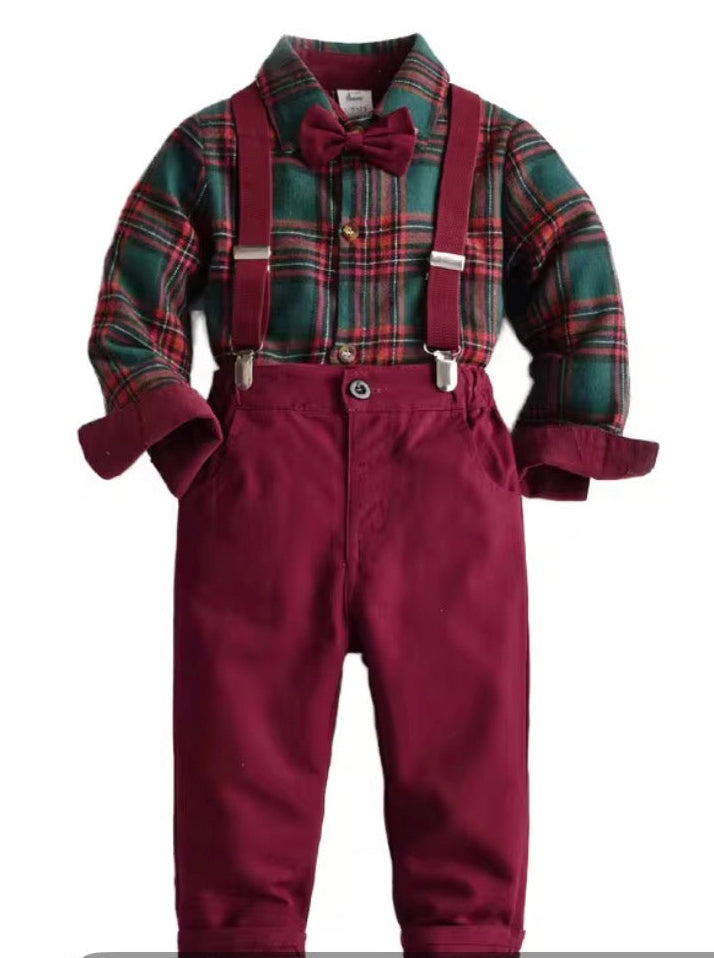 Red Kamis Set