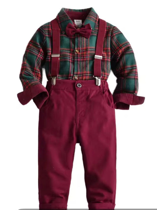 Red Kamis Set