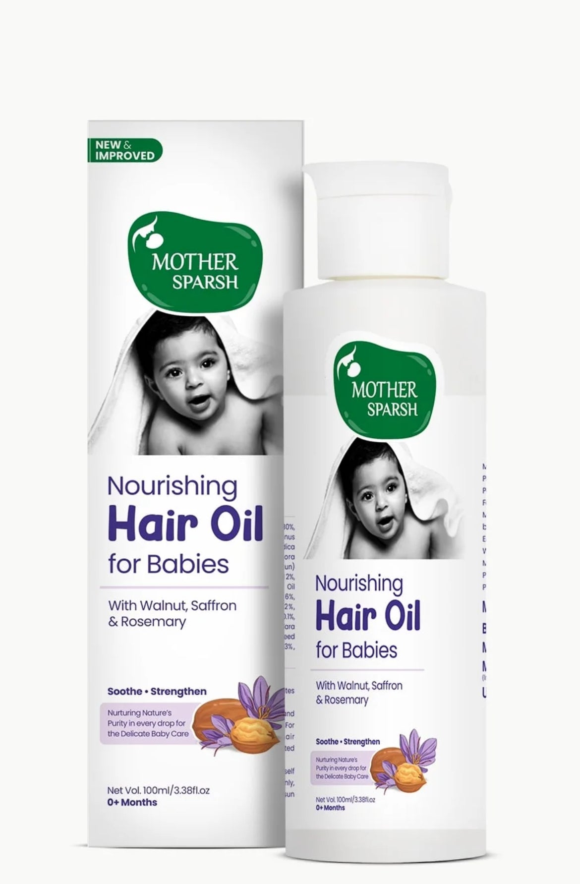 MOTHER SPARSH Nourishing Hair Oil for Babies 100ml