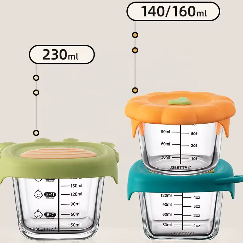 USBETTAS Mini Glass Food Bowl