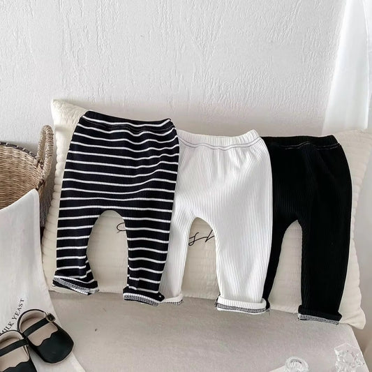 Ribbed Cotton Baby Leggings