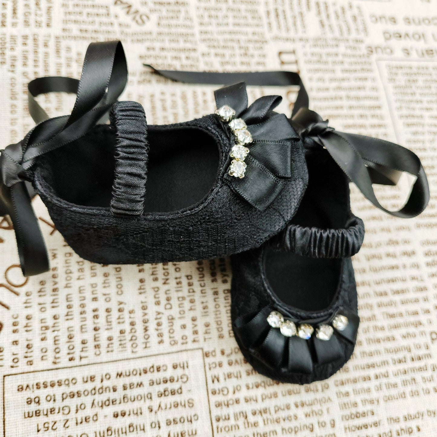 Crystal Lace Baby Shoes