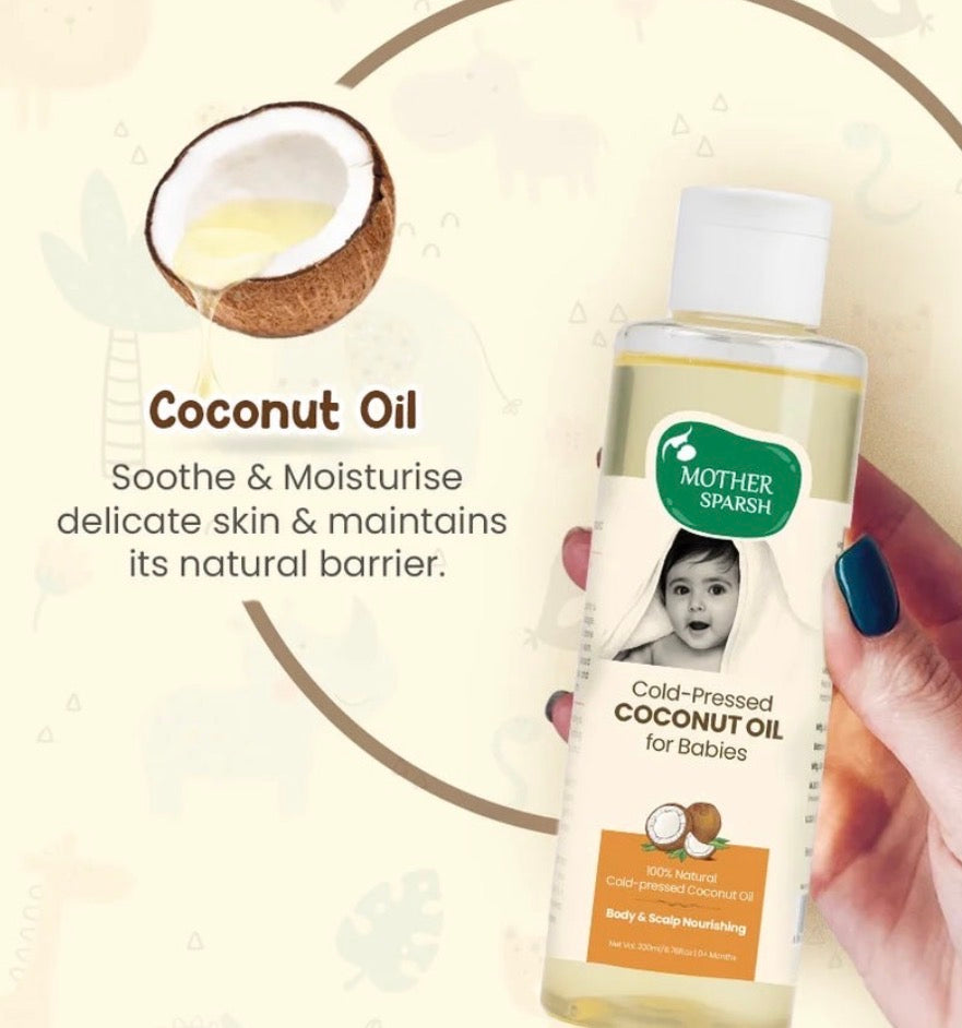 MOTHER SPARSH Cold Press Coconut Oil 200 ml