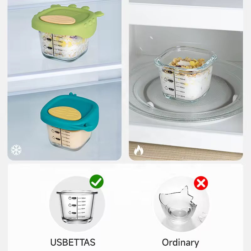 USBETTAS Mini Glass Food Bowl