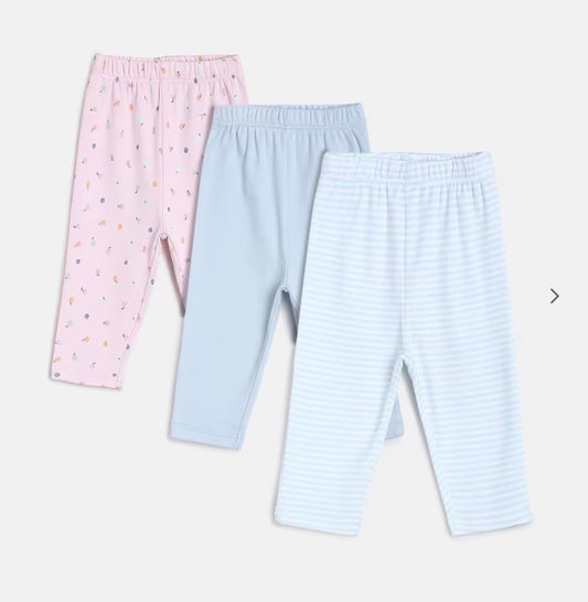 Miniclub cotton pants pack of 3
