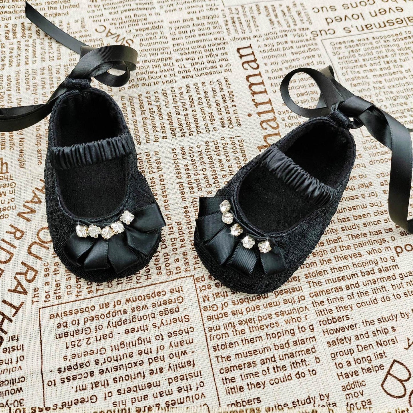 Crystal Lace Baby Shoes