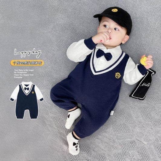 Little Navy Romper