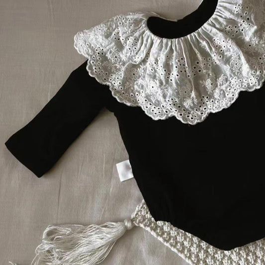 Vienna Collar Romper Set