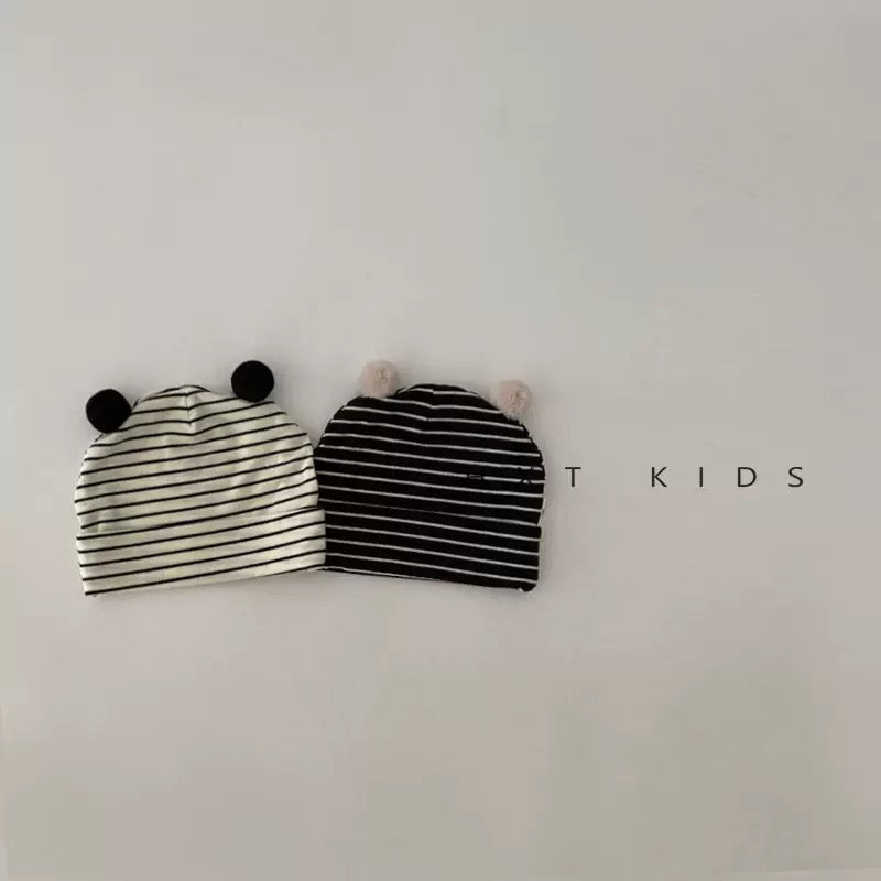 Stripe Double layer Beanie