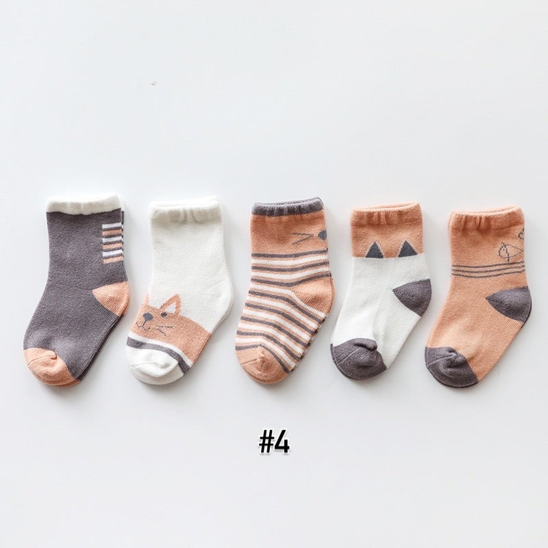 5-pair Set Socks