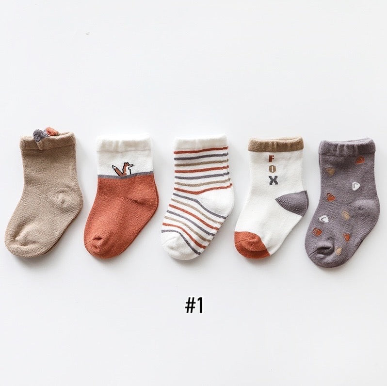 5-pair Set Socks